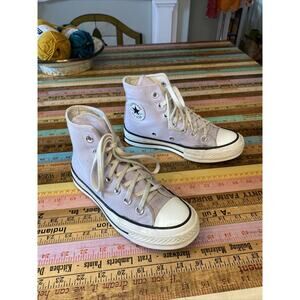 Converse W 5 M 3 Chuck Taylor All Star High Top Lilac Purple Special Edition Vtg